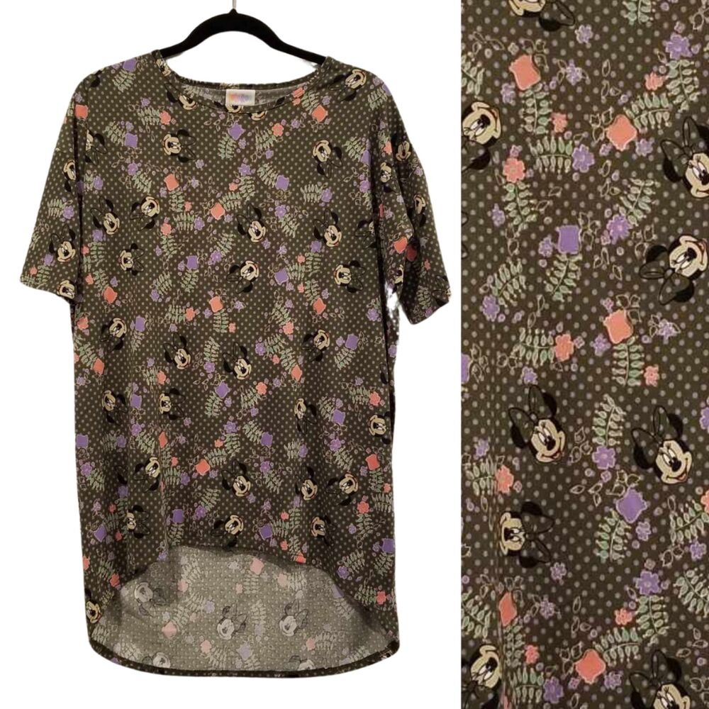 Disney Minnie Mouse LuLaRoe XS Irma Top